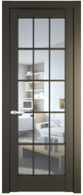 	межкомнатные двери 	Profil Doors 3.1.2/4.1.2 (р.15) PD со стеклом перламутр бронза