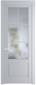 	межкомнатные двери 	Profil Doors 3.2.2 (р.6) PD со стеклом лайт грей