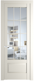 	межкомнатные двери 	Profil Doors 4.2.2 (р.12) PD со стеклом перламутр белый