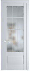 	межкомнатные двери 	Profil Doors 3.2.2 (р.12) PD со стеклом вайт