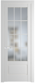 	межкомнатные двери 	Profil Doors 3.2.2 (р.12) PD со стеклом крем вайт