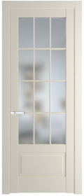 	межкомнатные двери 	Profil Doors 3.2.2 (р.12) PD со стеклом кремовая магнолия