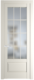 	межкомнатные двери 	Profil Doors 3.2.2 (р.12) PD со стеклом перламутр белый