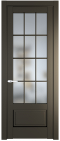 	межкомнатные двери 	Profil Doors 3.2.2 (р.12) PD со стеклом перламутр бронза