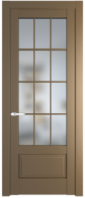 	межкомнатные двери 	Profil Doors 3.2.2 (р.12) PD со стеклом перламутр золото