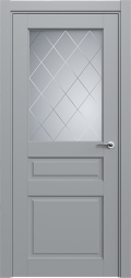 	межкомнатные двери 	Status Classic 532 гравировка Ромб