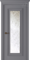 	межкомнатные двери 	Belwooddoors Палаццо 1 зеркало состаренное эмаль графит