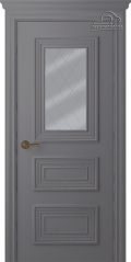 	межкомнатные двери 	Belwooddoors Палаццо 3/1 витраж 39 эмаль графит