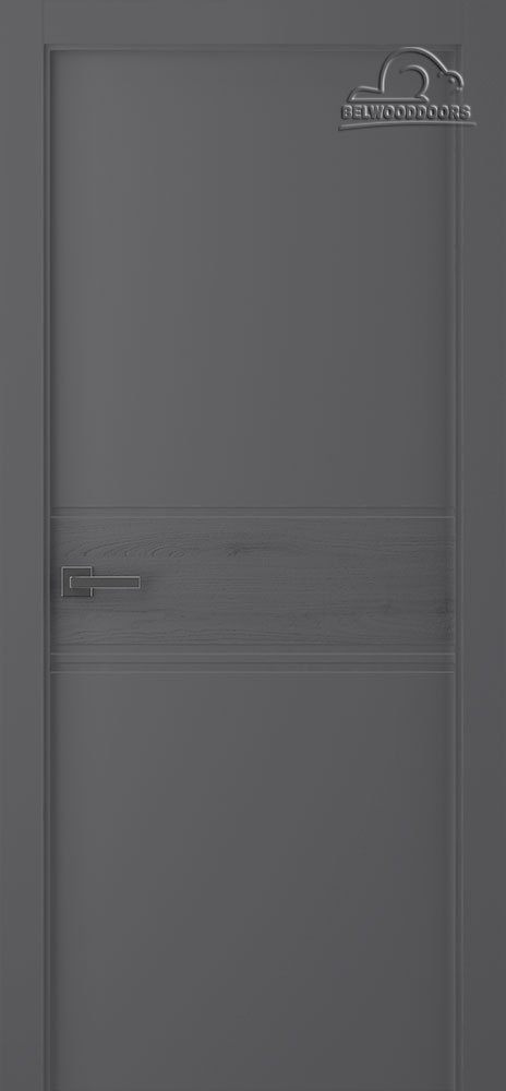 межкомнатные двери  Belwooddoors Твинвуд 2 эмаль графит