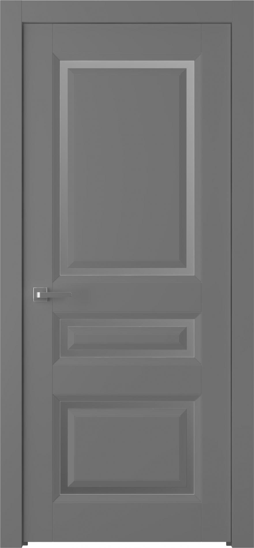межкомнатные двери  Belwooddoors Платинум 3/1 эмаль графит