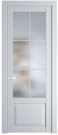 	межкомнатные двери 	Profil Doors 1.2.2 (р.6) PD со стеклом вайт