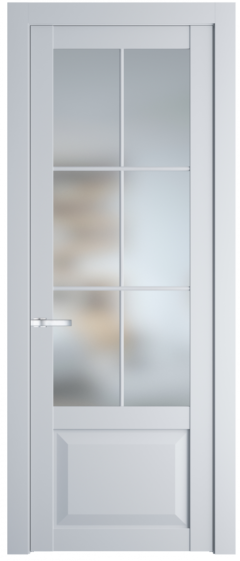 межкомнатные двери  Profil Doors 1.2.2 (р.6) PD со стеклом вайт