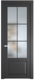 	межкомнатные двери 	Profil Doors 1.2.2 (р.6) PD со стеклом графит