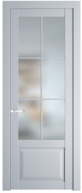 	межкомнатные двери 	Profil Doors 1.2.2 (р.6) PD со стеклом лайт грей