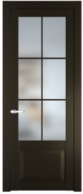 	межкомнатные двери 	Profil Doors 1.2.2 (р.6) PD со стеклом перламутр бронза