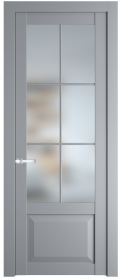 	межкомнатные двери 	Profil Doors 1.2.2 (р.6) PD со стеклом смоки
