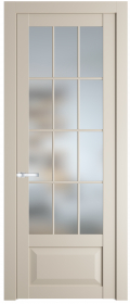 	межкомнатные двери 	Profil Doors 1.2.2 (р.12) PD со стеклом кремовая магнолия