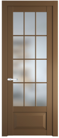 	межкомнатные двери 	Profil Doors 1.2.2 (р.12) PD со стеклом перламутр золото