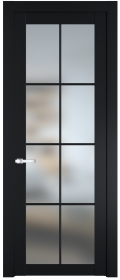 	межкомнатные двери 	Profil Doors 1.1.2/2.1.2 (р.8) PD со стеклом блэк