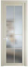 	межкомнатные двери 	Profil Doors 1.1.2/2.1.2 (р.8) PD со стеклом перламутр белый