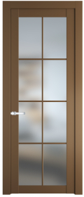 	межкомнатные двери 	Profil Doors 1.1.2/2.1.2 (р.8) PD со стеклом перламутр золото