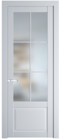 	межкомнатные двери 	Profil Doors 2.2.2 (р.6) PD со стеклом вайт