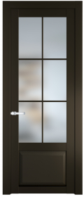	межкомнатные двери 	Profil Doors 2.2.2 (р.6) PD со стеклом перламутр бронза
