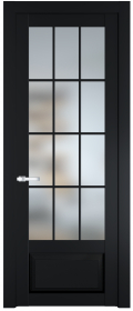 	межкомнатные двери 	Profil Doors 2.2.2 (р.12) PD со стеклом блэк