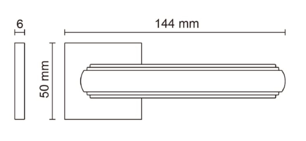Glamour никель матовый