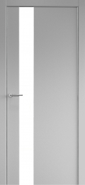 	межкомнатные двери 	Альберо Модель G белое эмаль серая