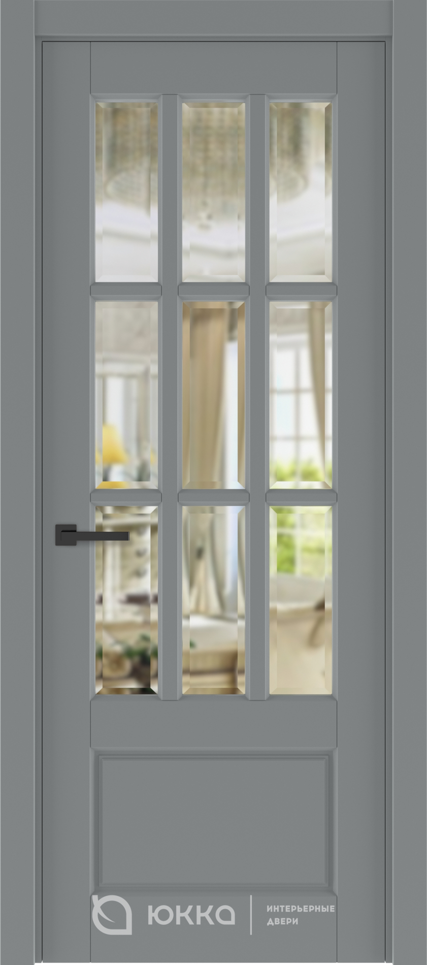 межкомнатные двери  Юкка Лондон 2 ДО фацет