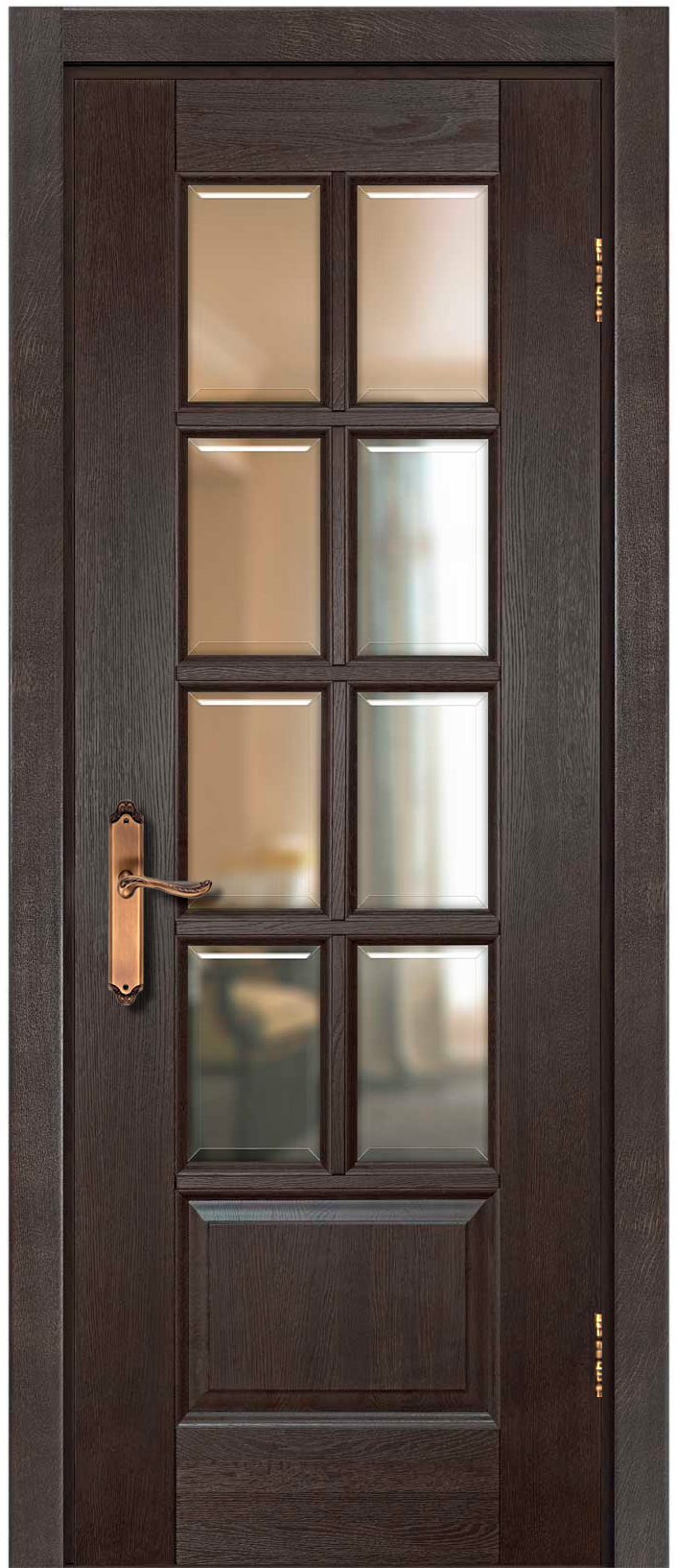 межкомнатные двери  Ока Лондон ДО прозрачное фацет