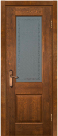 	межкомнатные двери 	Ока Классик 2 ДО Кристалайзер дуб