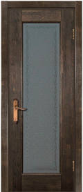 	межкомнатные двери 	Ока Классик 3 ДО Кристалайзер дуб