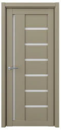 	межкомнатные двери 	Альберо Мадрид мателюкс серая