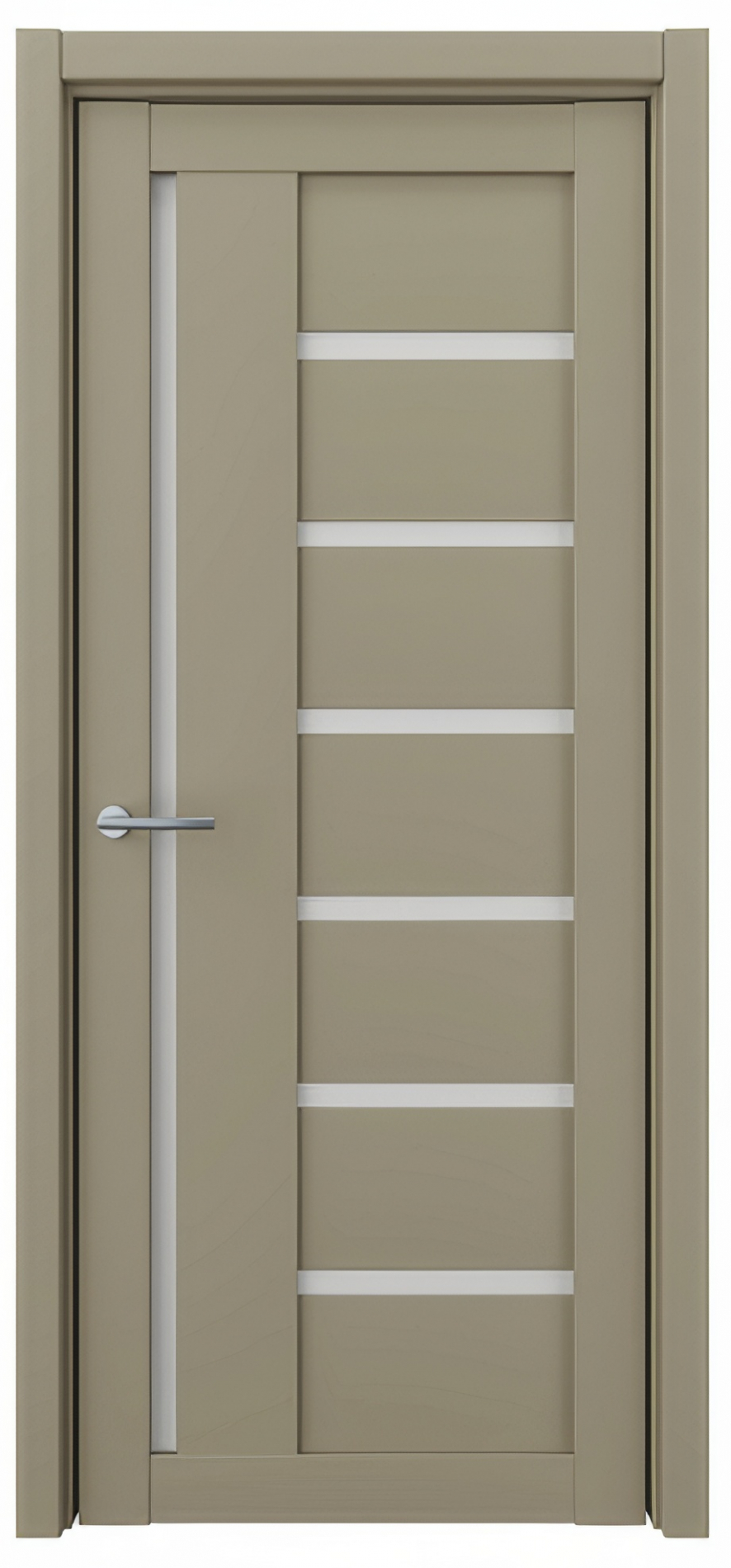 межкомнатные двери  Альберо Мадрид мателюкс серая