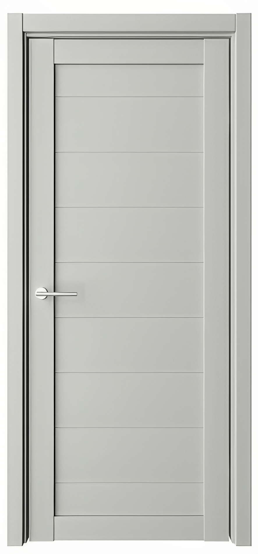 межкомнатные двери  Альберо Мюнхен ПГ платина