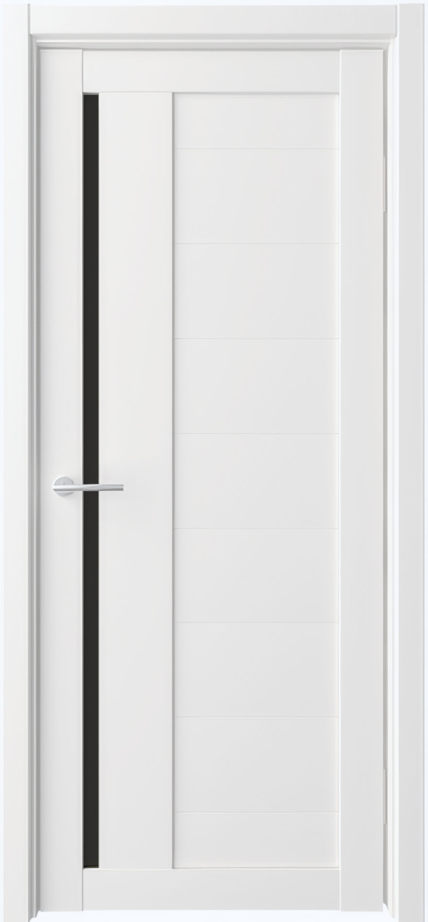 межкомнатные двери  Альберо Валенсия стекло белый