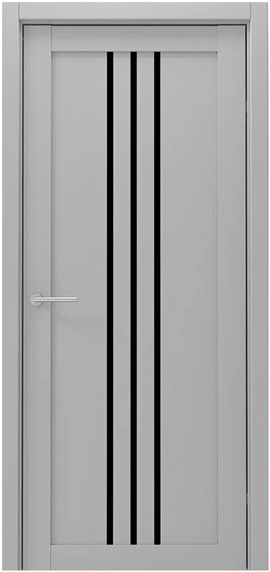 межкомнатные двери  Альберо Франкфурт стекло платина