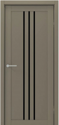 	межкомнатные двери 	Альберо Франкфурт стекло серый