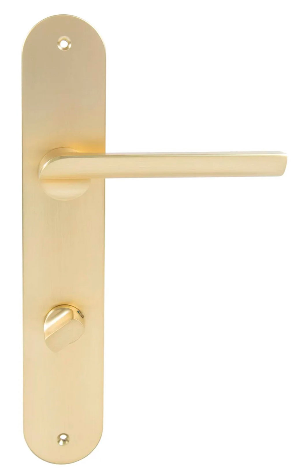 дверные ручки  Porta di Parma Punto (PDP) на планке матовое золото