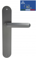 	дверные ручки 	Porta di Parma Onyx (PDP) на планке матовый графит