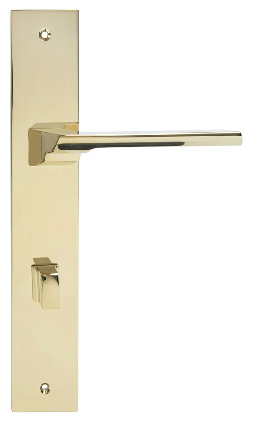 дверные ручки  Porta di Parma Italia (PDP) на планке полированное золото