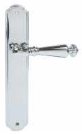 	дверные ручки 	Porta di Parma Ninfa (PDP) на планке полированный хром