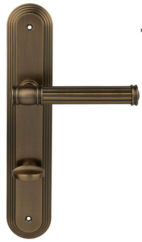 дверные ручки  Porta di Parma Impero на планке матовый кофе