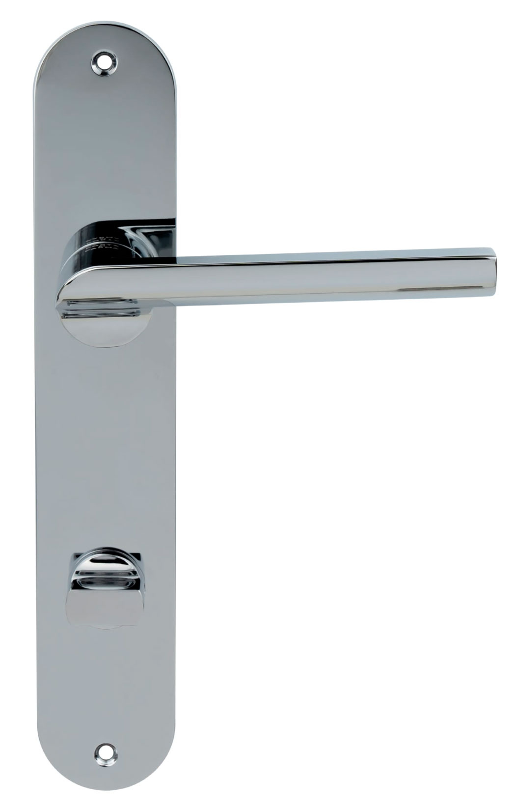 дверные ручки  Porta di Parma Punto на планке полированный хром