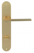 	дверные ручки 	Porta di Parma Alato на планке матовое золото