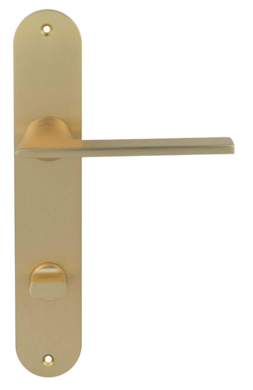 дверные ручки  Porta di Parma Alato на планке матовое золото
