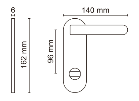 Fedra на широкой планке чёрная