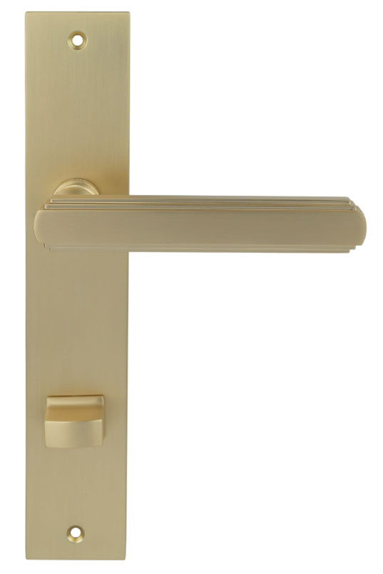 дверные ручки  Porta di Parma Glamour на планке матовое золото